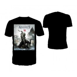 T-Shirt Black - ASSASSIN'S CREED 3 - Game Cover (M) T-Shirt Black - ASSASSIN'S CREED 3 - Game Cover (M)