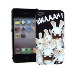 Coque Iphone 4/4S : Bwaaah:LAPINS CRETINS Coque Iphone 4/4S : Bwaaah:LAPINS CRETINS