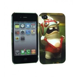 Coque Iphone 4/4S : LAPINS CRETINS - Catch Coque Iphone 4/4S : LAPINS CRETINS - Catch