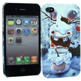 Coque Iphone 4/4S : LAPINS CRETINS: Chrismas Coque Iphone 4/4S : LAPINS CRETINS: Chrismas