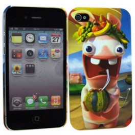 Coque Iphone 4/4S : LAPINS CRETINS: Hawai