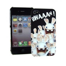 Coque Iphone 5 : LAPINS CRETINS - Bwaaah