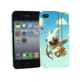 Coque Iphone 5 : LAPINS CRETINS -Cupidon