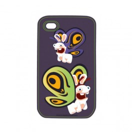 Coque Iphone 5 : LAPINS CRETINS - Spyco Bee