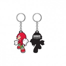 SONIC - Porte-cles Knuckles Rubber 