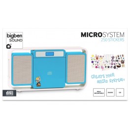 Mini Chaine Lecteur CD Stick - Blue
