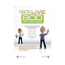 MICROSOFT Carte Xbox Live - 800 points MICROSOFT Carte Xbox Live - 800 points