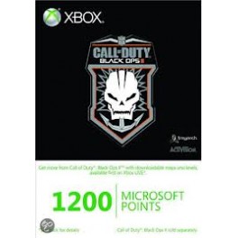 Xbox Live 1200 Points ( Theme Call of Duty Black Ops 2 )