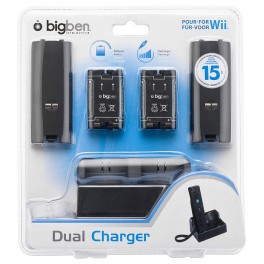 Dual charger for wii NOIR ( bigben )