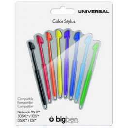 Set de stylets multicolores pour Wii U